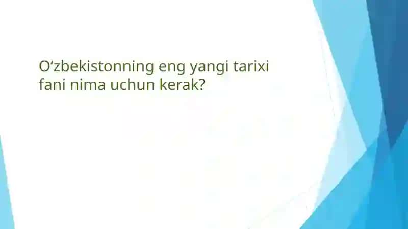 O’zbekistonning eng yangi tarixi 4