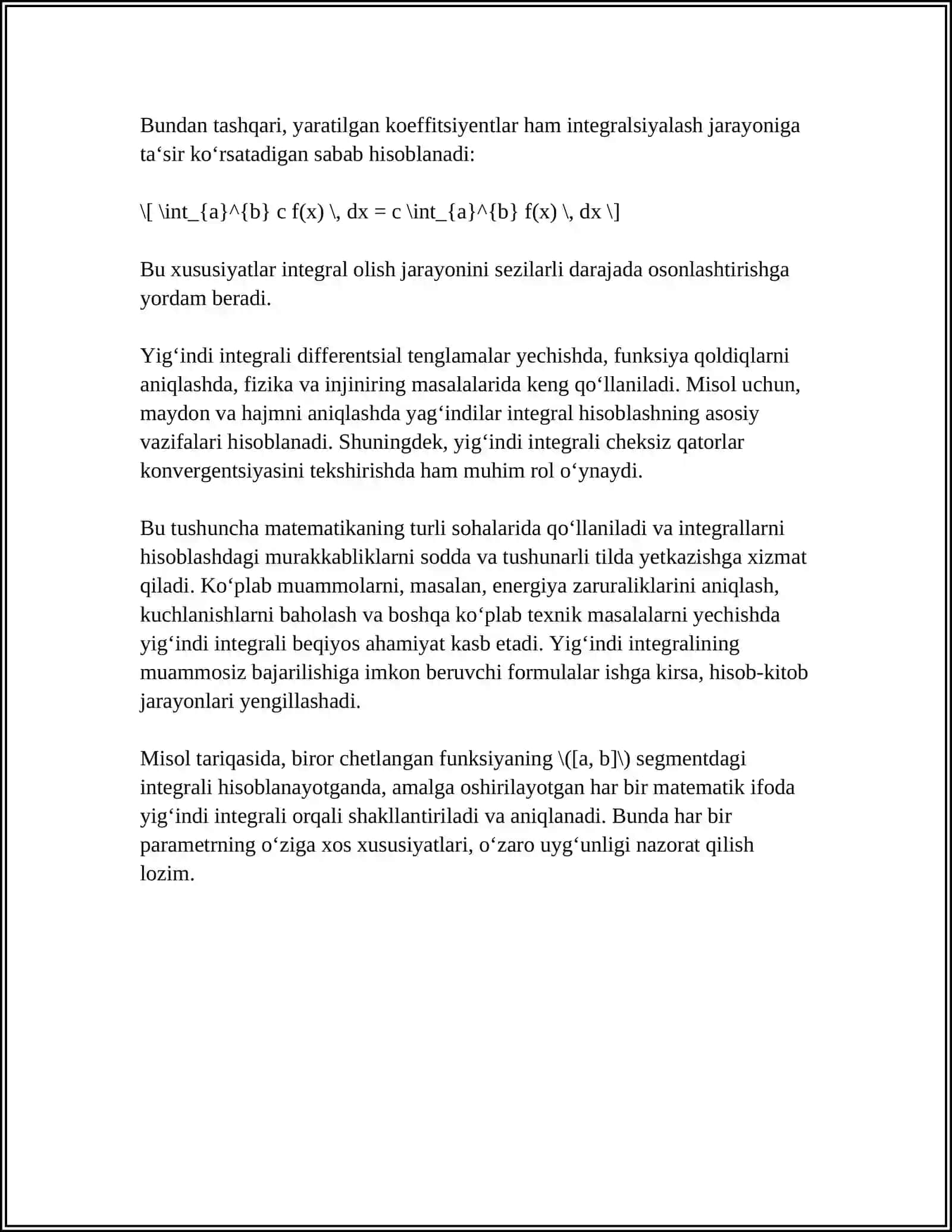 INTEGRALLAR 4