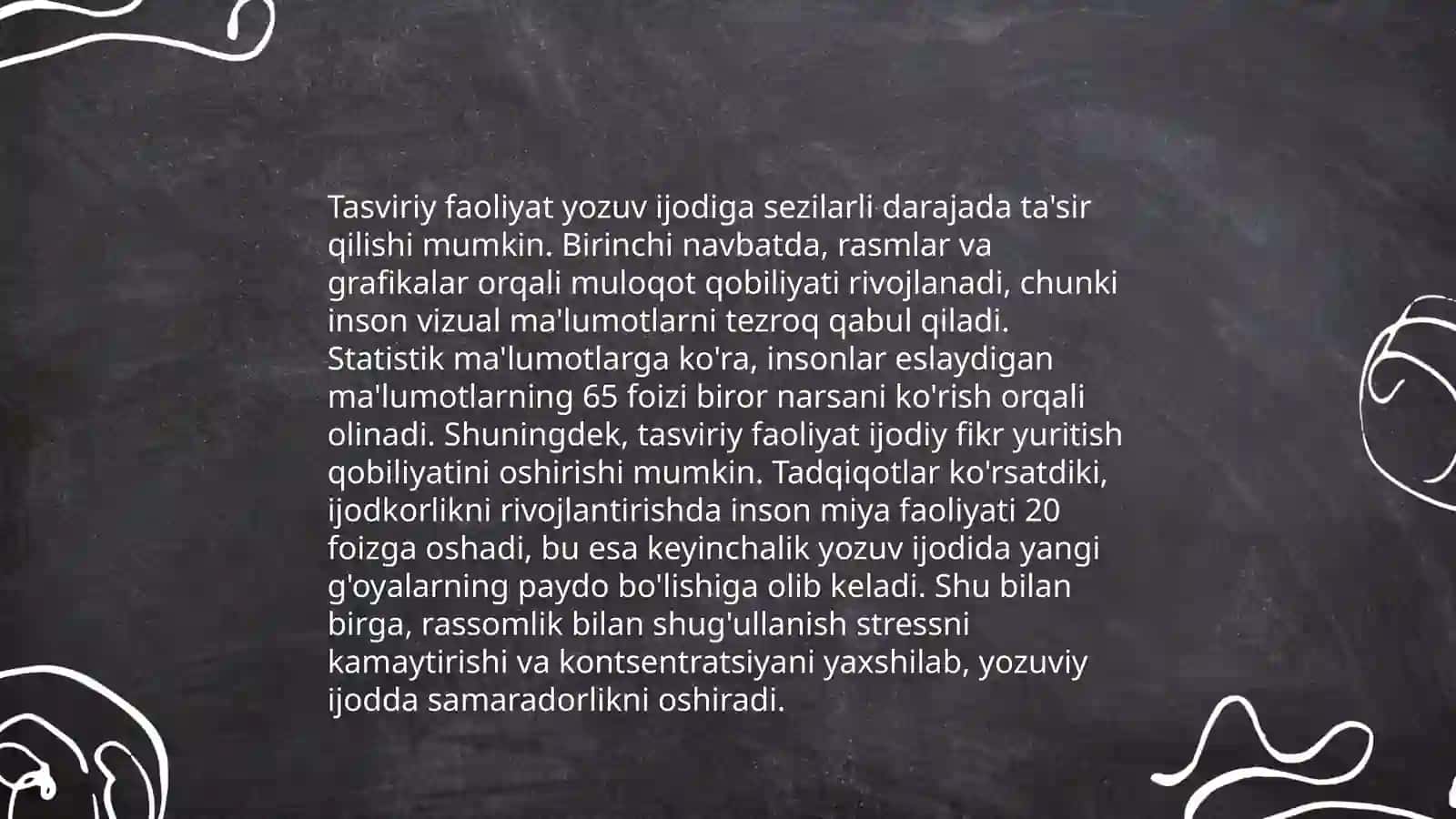 Yozuv jarayoni va tasviriy faoliyatining oʻzaro bogʻliqligi 4