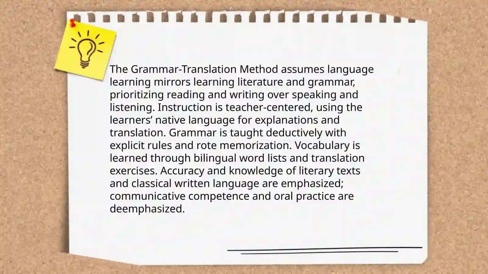 Grammar - Translation Method (GTM) 4