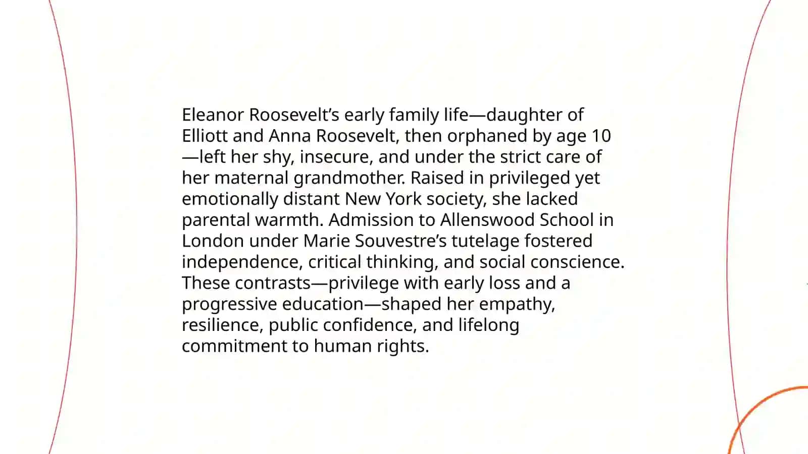 Eleanor Roosevelt's Personality Development 4