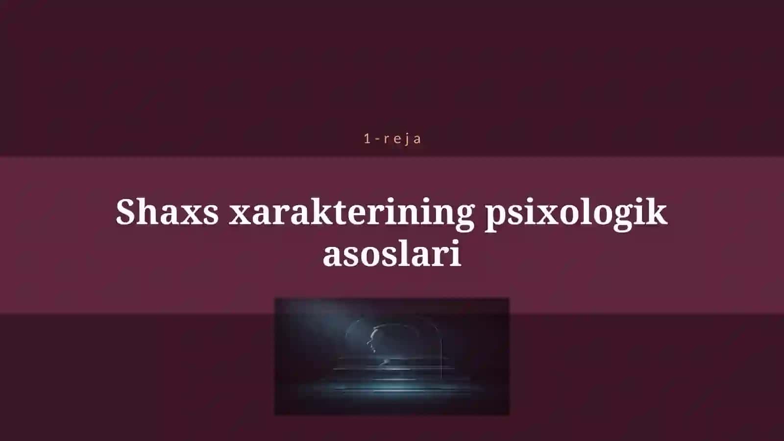 SHAXS XARAKTERI 4