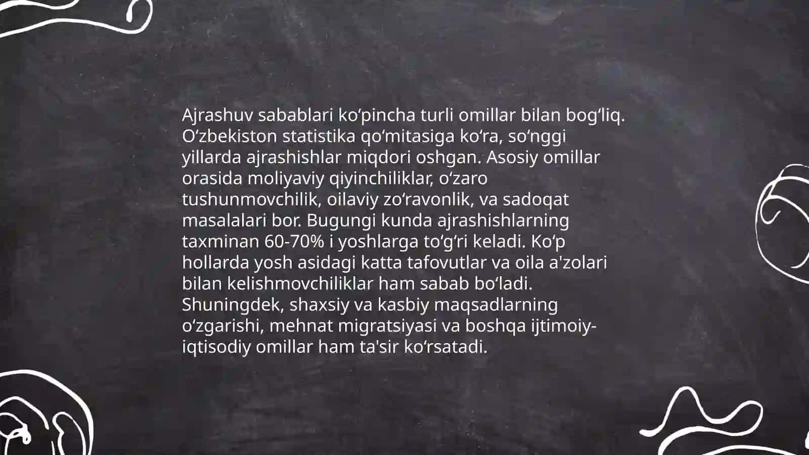 Nikohning buzilishi va ajrashuvlar 4
