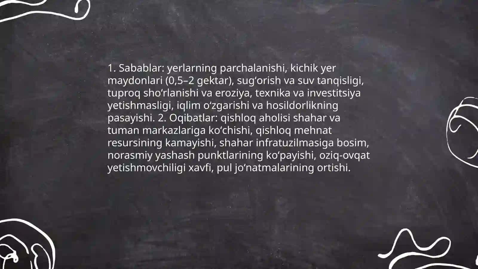 Urbanizatsiya: axolining koʻchishi sababi va oqibatlari 4