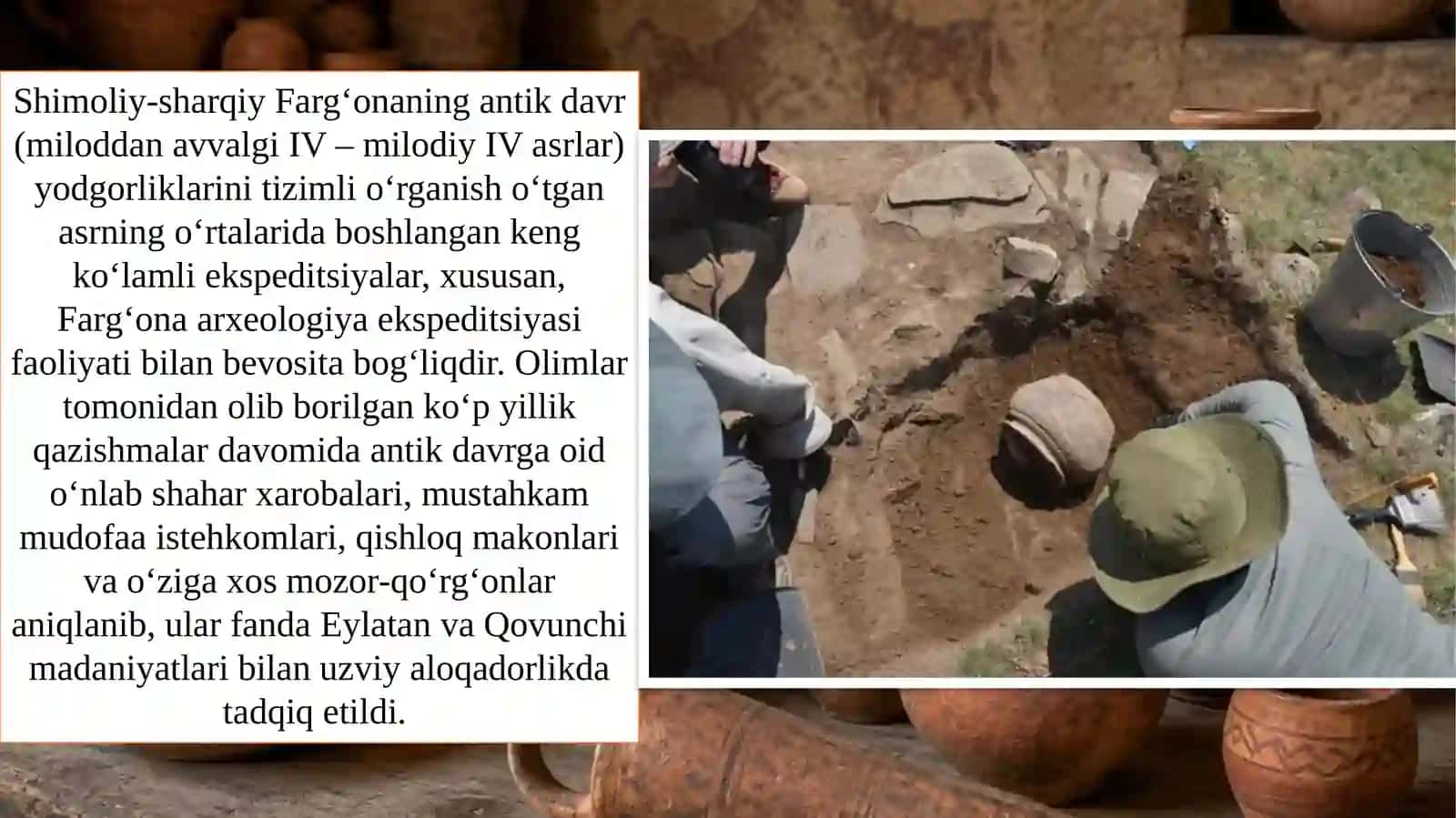 Shimoli-Sharqiy Farg’ona Antik davr kulolchiligi 4