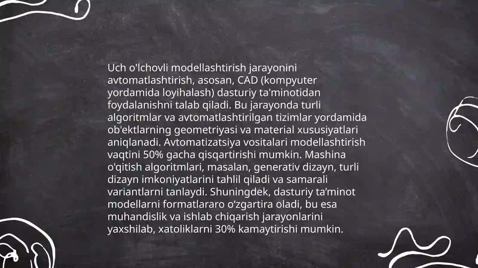 Catia va Nx avtomatlashtirilgan loyihalash tizimlarining imkoniyatlari va mashinasozlikda qoʻllanilishi 4