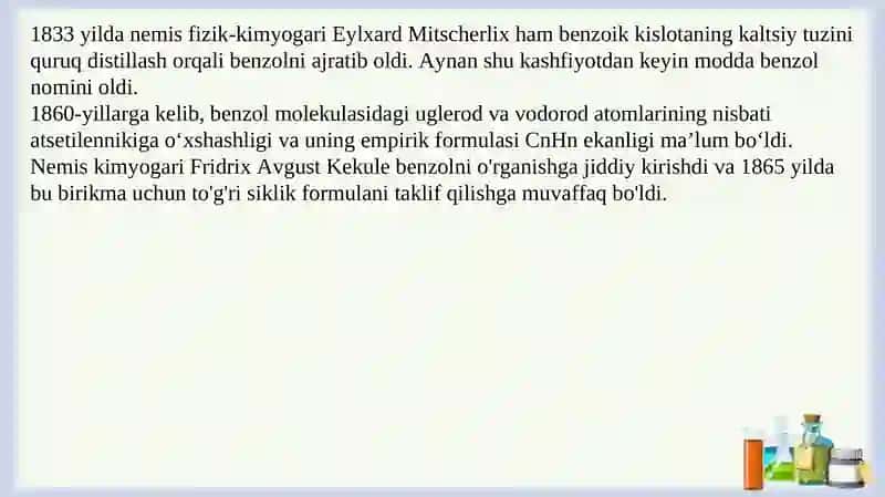 Aromatik birikmalar sintezi 4