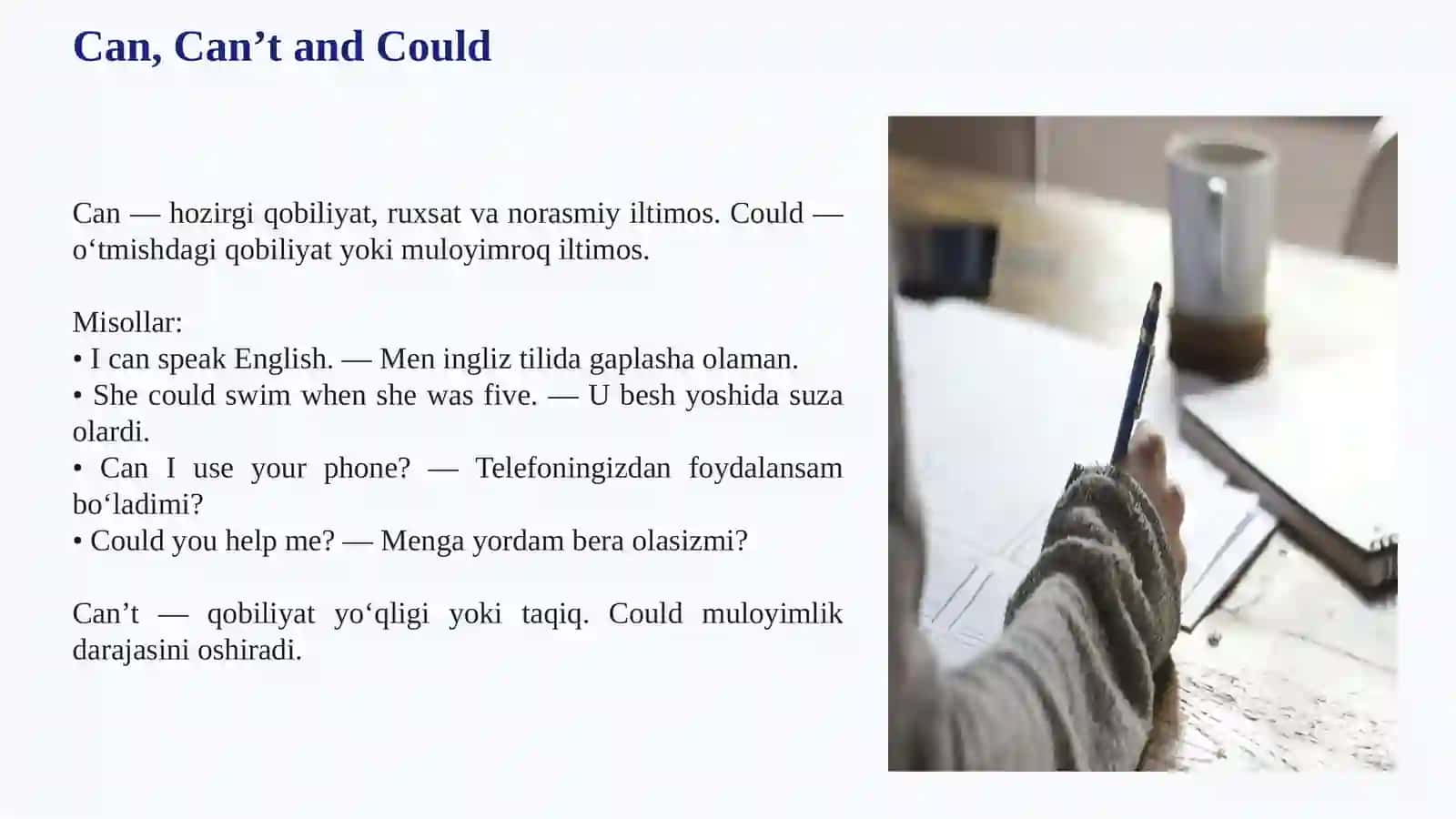 MODAL VERBS IN ENGLISH 4