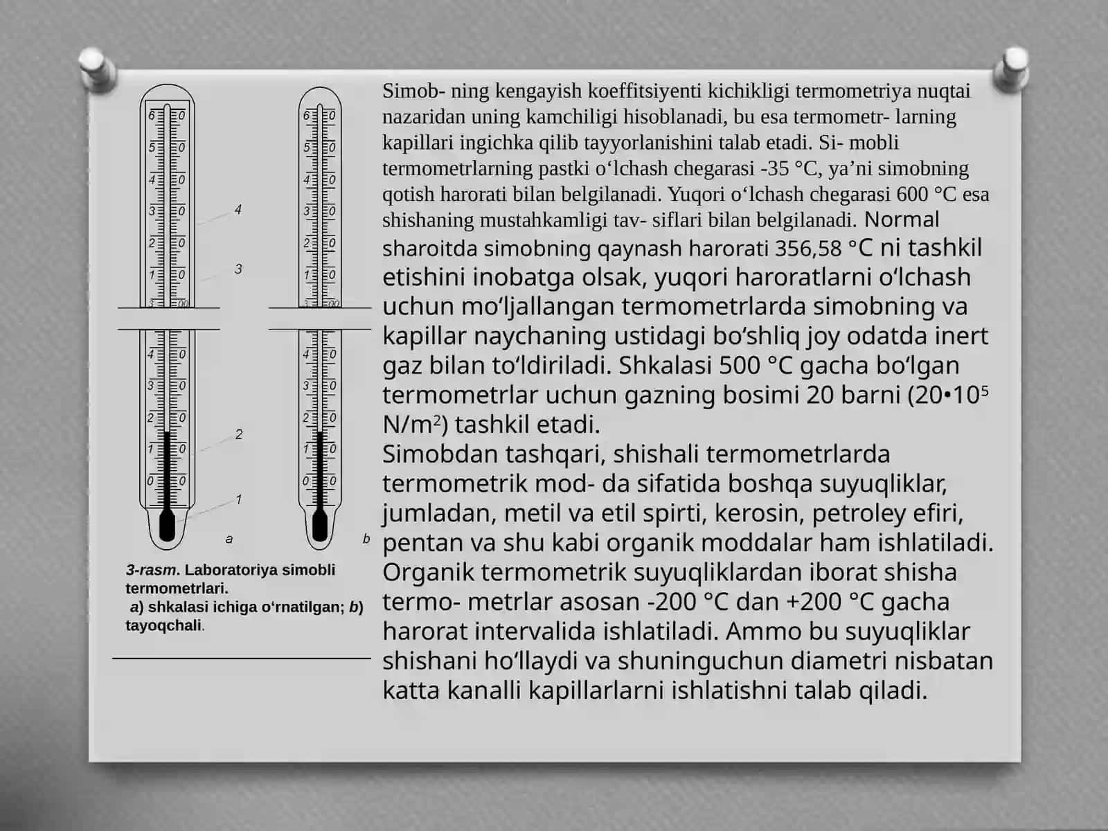 Suyuqlikli termometrlar 4