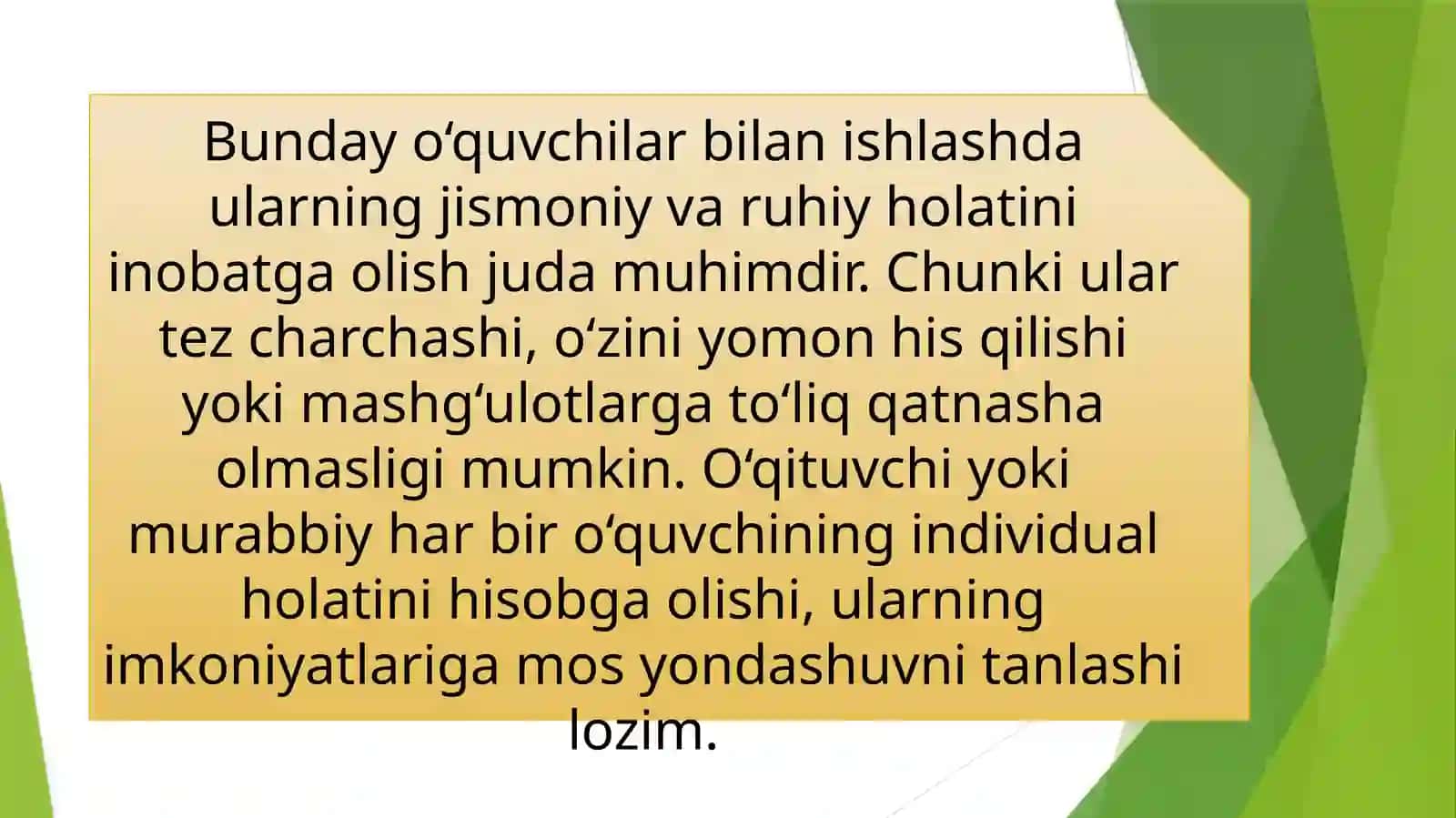 Sil va bronxial astma kasalliklari bilan og'rigan maktab o'quvchilari bilan mashg'ulot 4