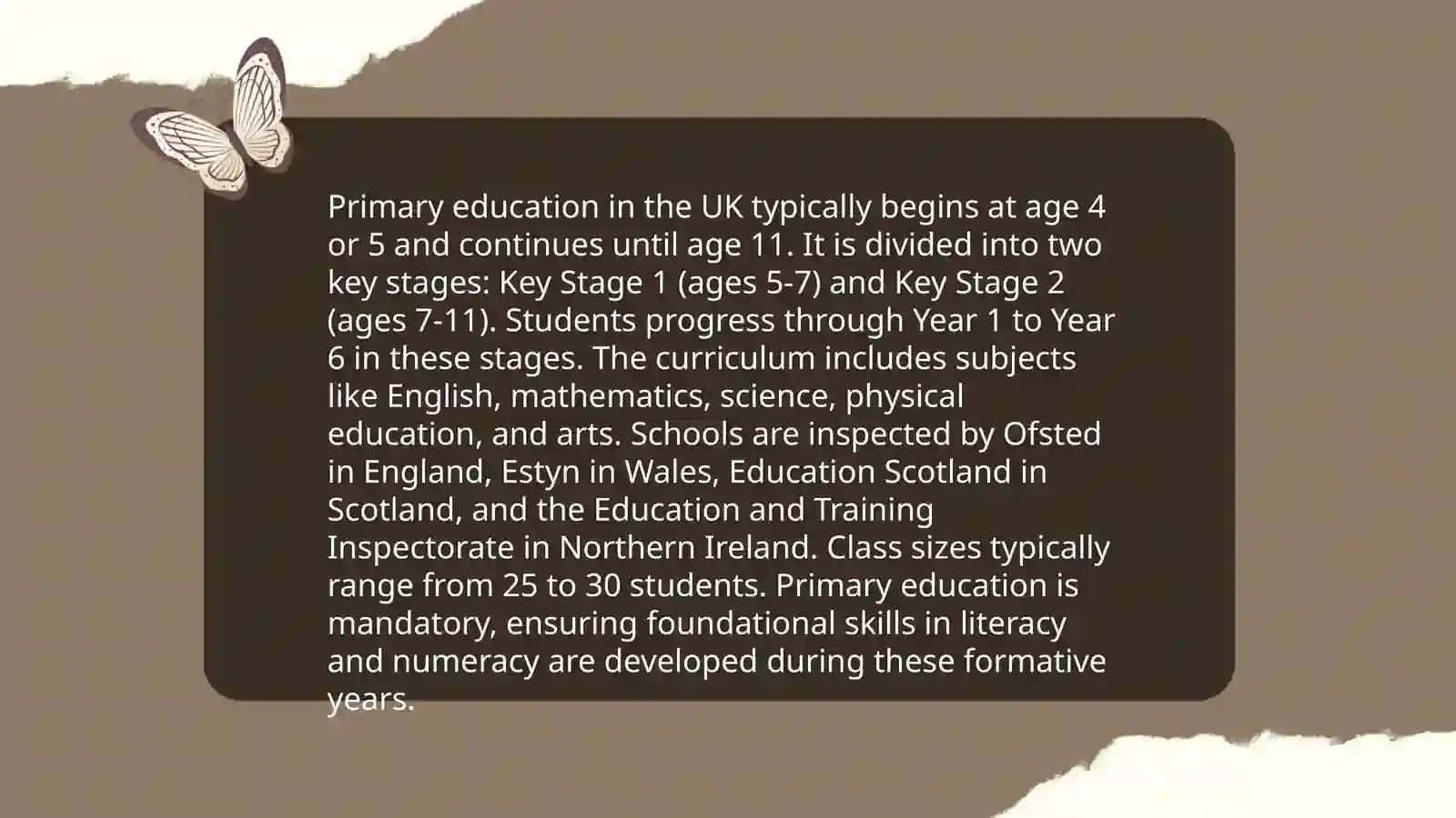 British education system 4
