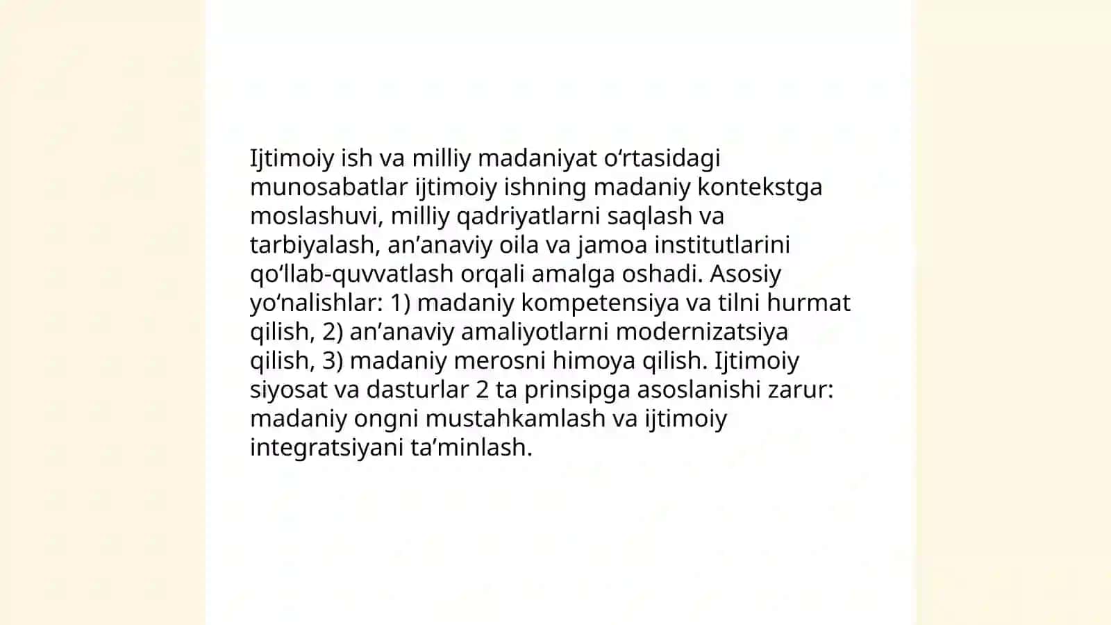 Ijtimoiy ish jamiyatning madaniy hodisasi sifatida 4