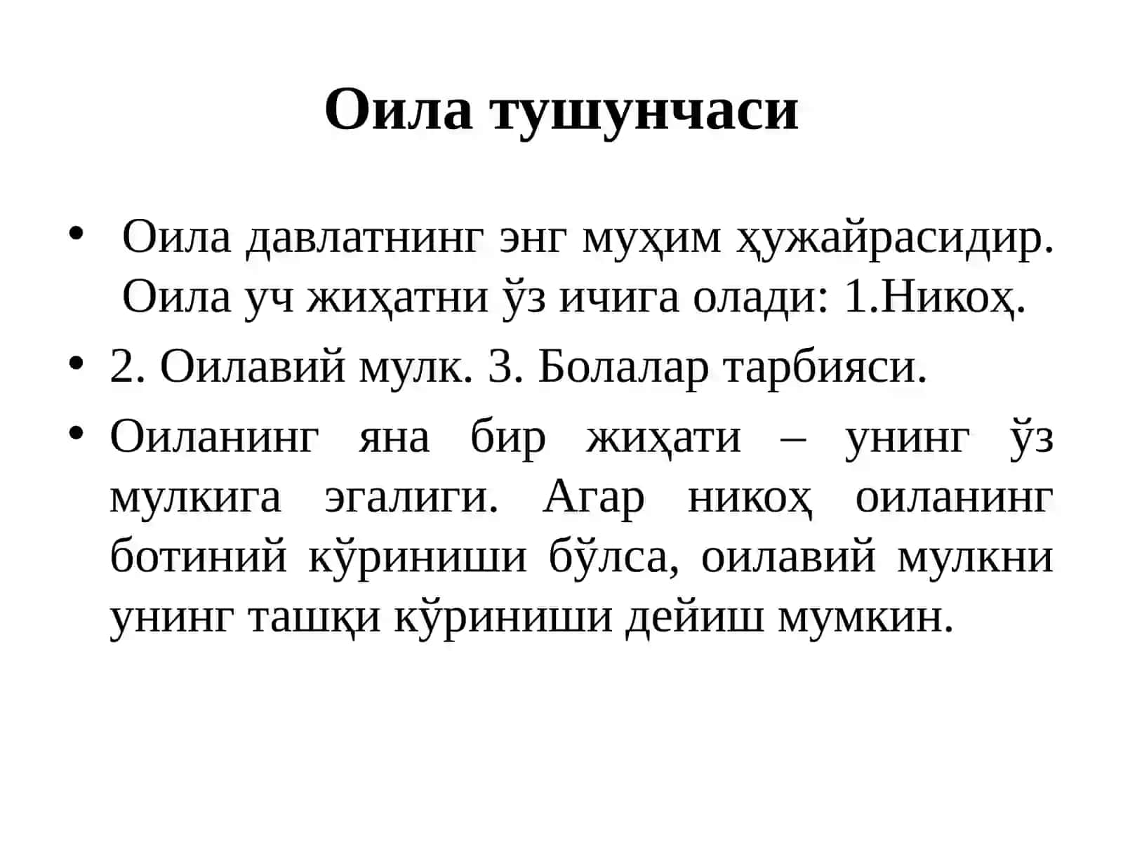 Никоҳ ва оиланинг ахлоқий асослари, унинг ёшлар тарбиясидаги ўрни 4