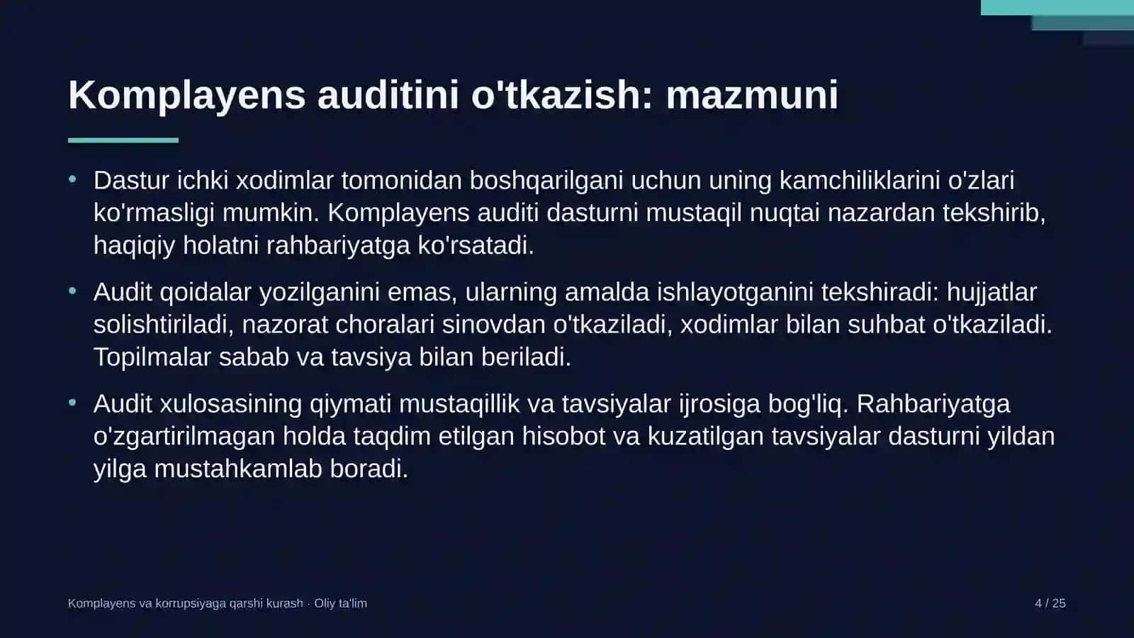 fotostudiyalarda komplayens auditini o'tkazish 3342 4