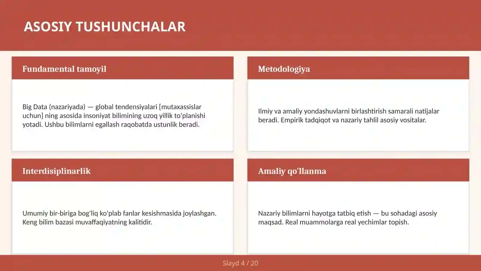 BIG DATA (NAZARIYADA) — GLOBAL TENDENSIYALARI [MUTAXASSISLAR UCHUN] 4