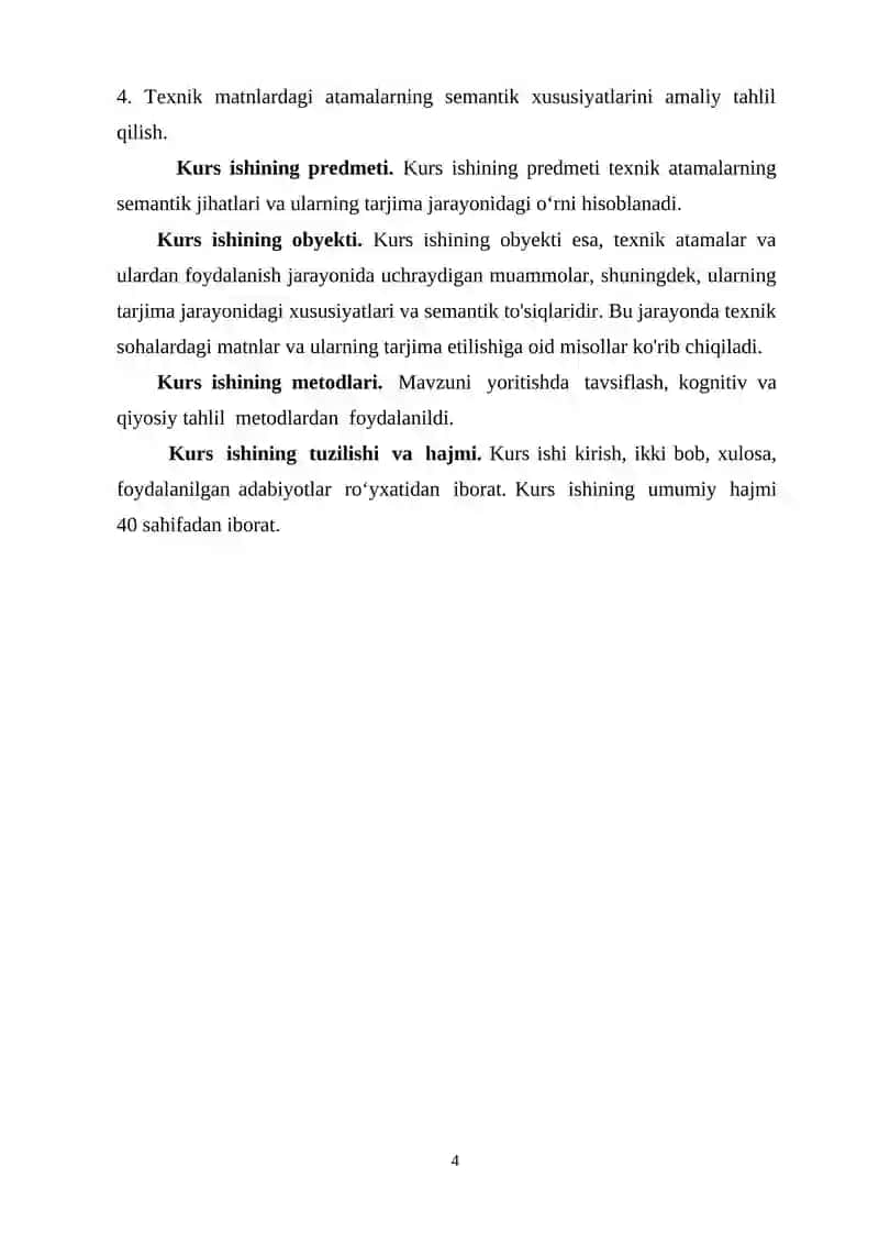 SEMANTİC FEATURES OF TECHNİCAL TERMS 4