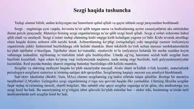 Sezgi psixofizikasi 4