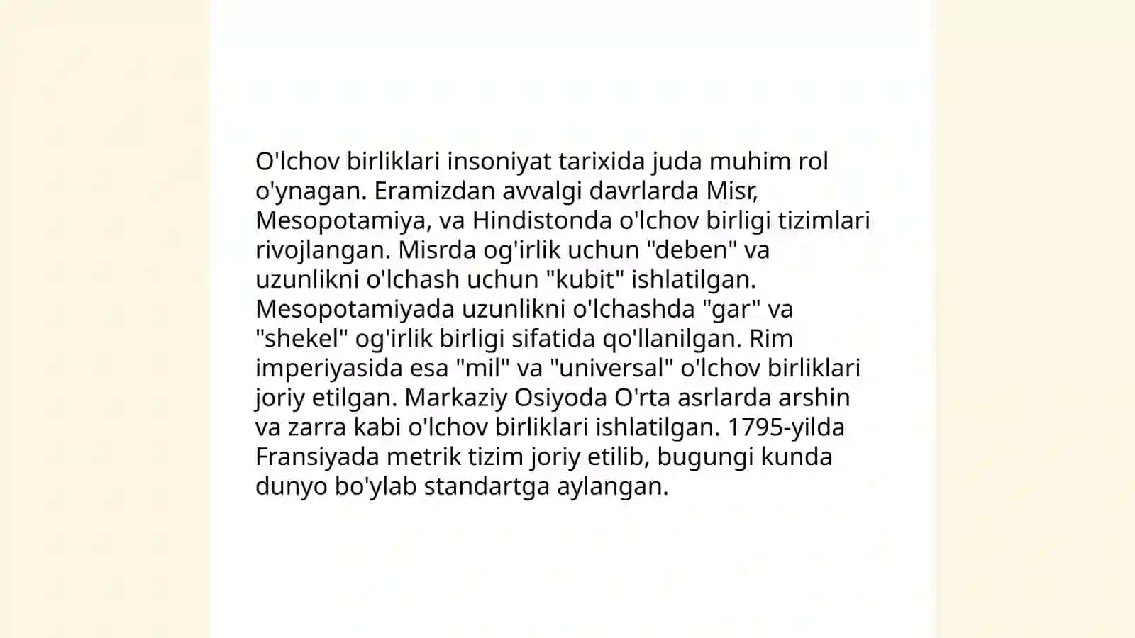 O'lchamlarni qo'llash 4