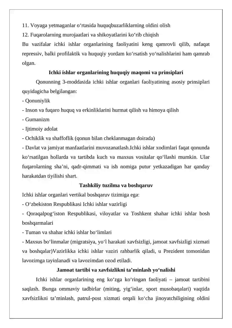 Ichki ishlar organlarida amalga oshirilgan islohotlar 4