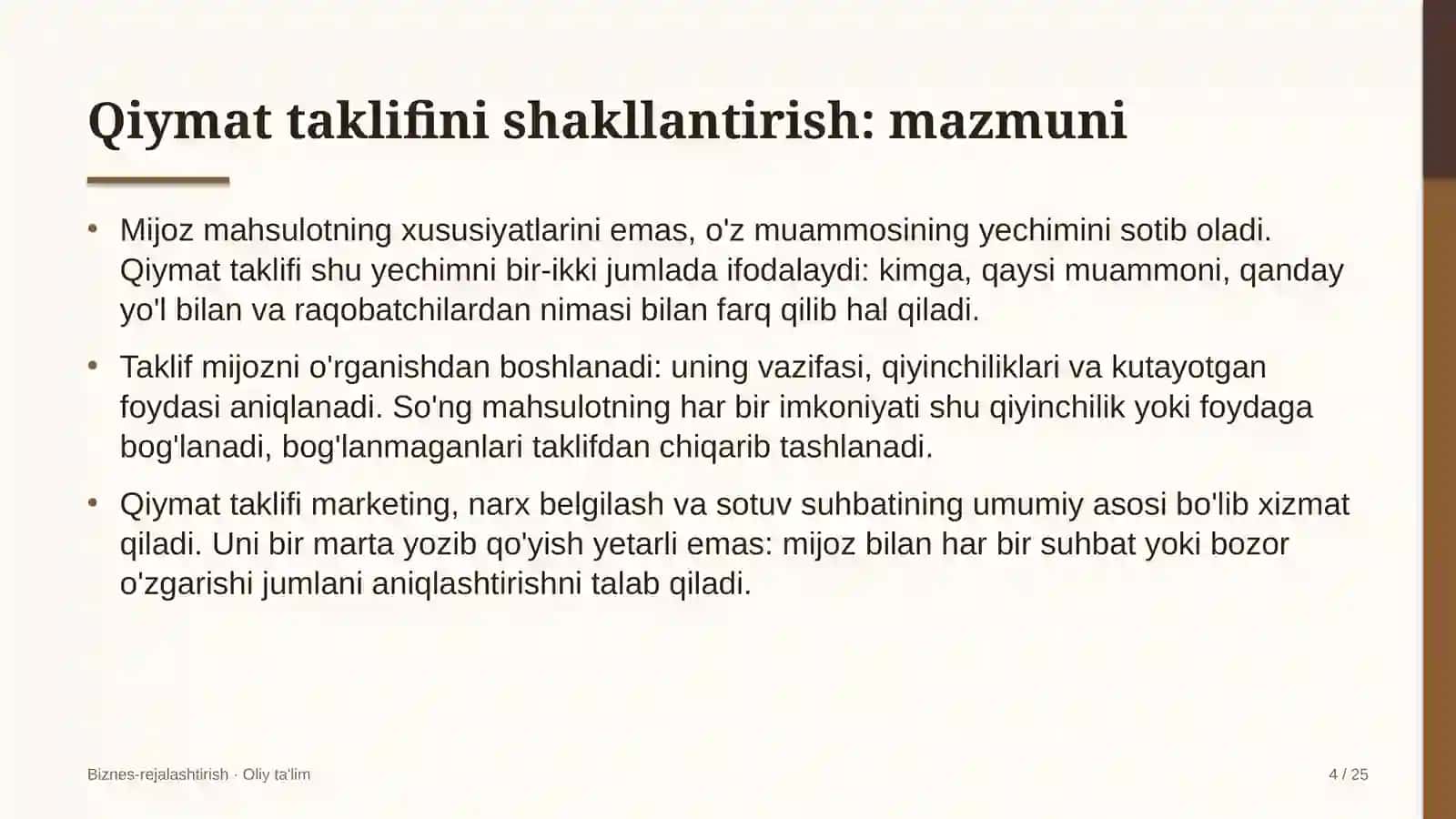 daryo transportida qiymat taklifini shakllantirish 9817 4