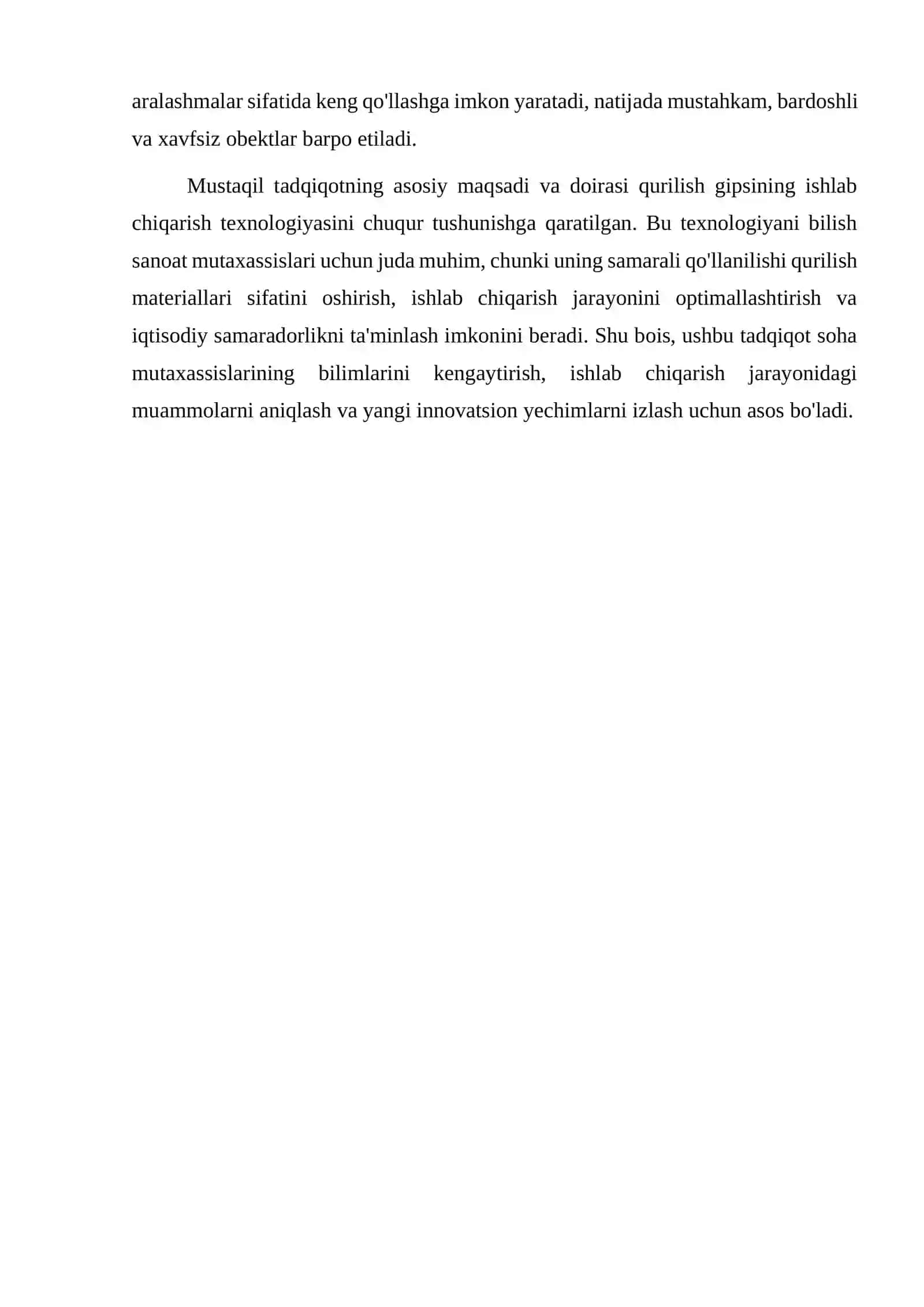 Qurilish gipsining ishlab chiqarish texnologiyasi 4