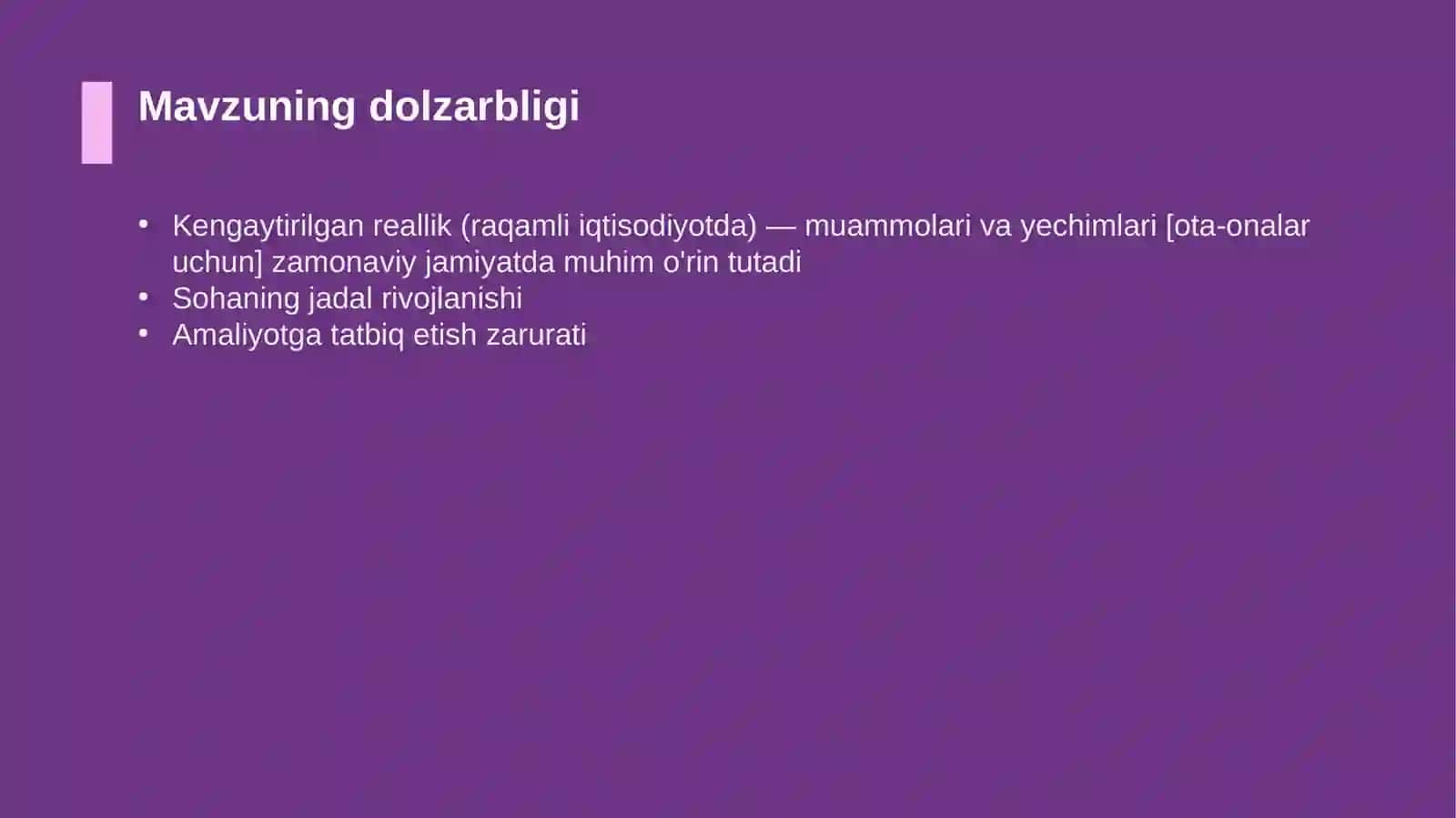 Kengaytirilgan reallik (raqamli iqtisodiyotda) — muammolari va yechimlari [ota-onalar uchun] 4