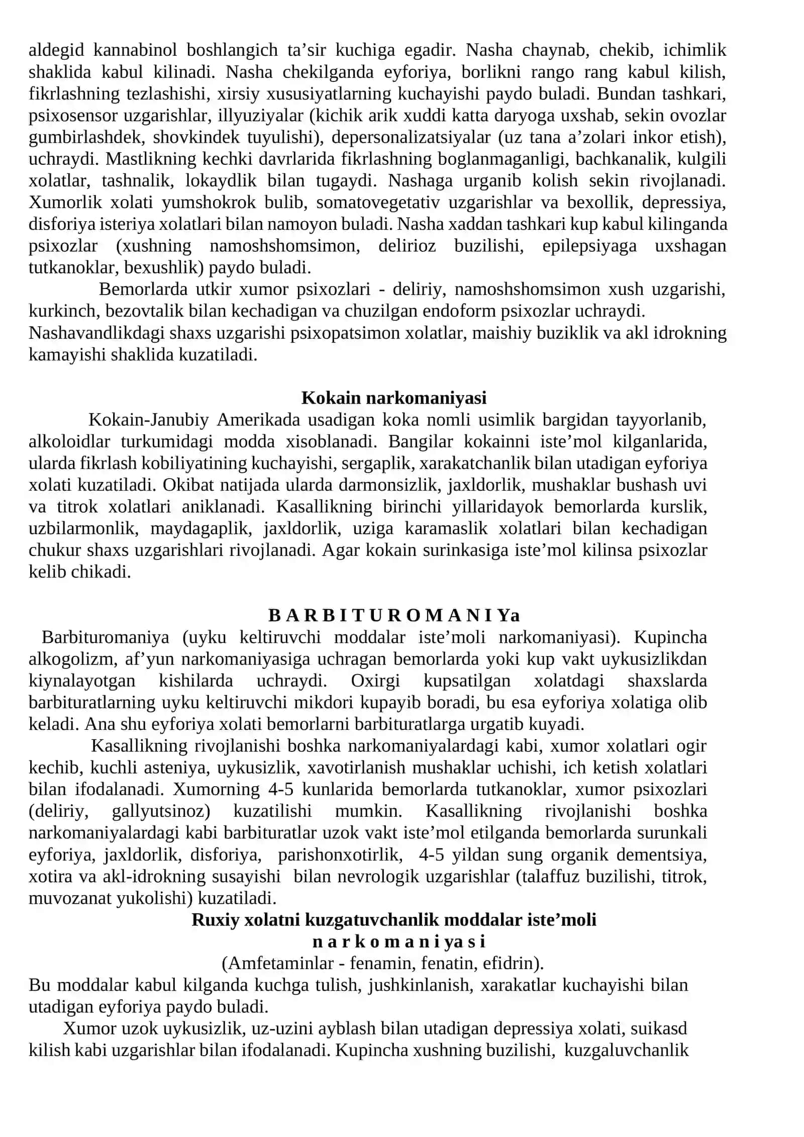 Giyoxvandlik va toksikomaniya to'grisida ma’lumotlar 4