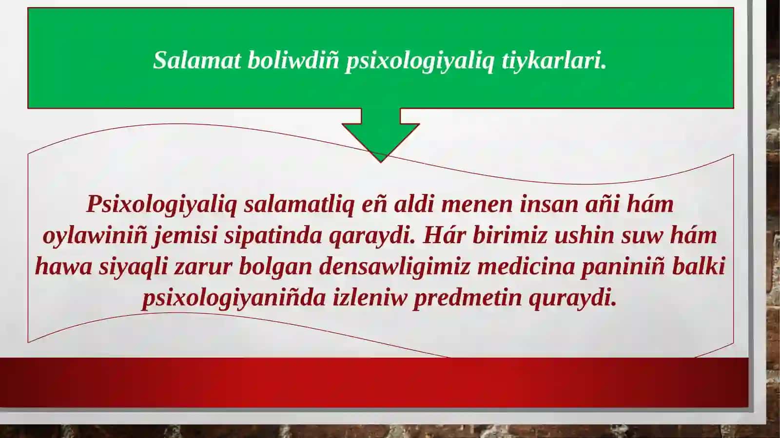 Salamatliq psixologiyasi 4