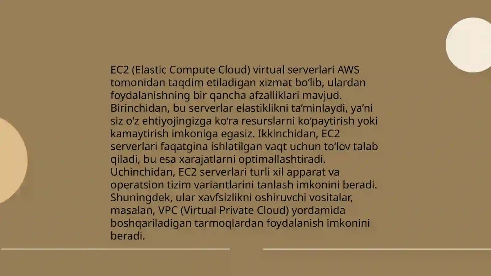 Amazon EC2 virtual serverlar yaratish 4