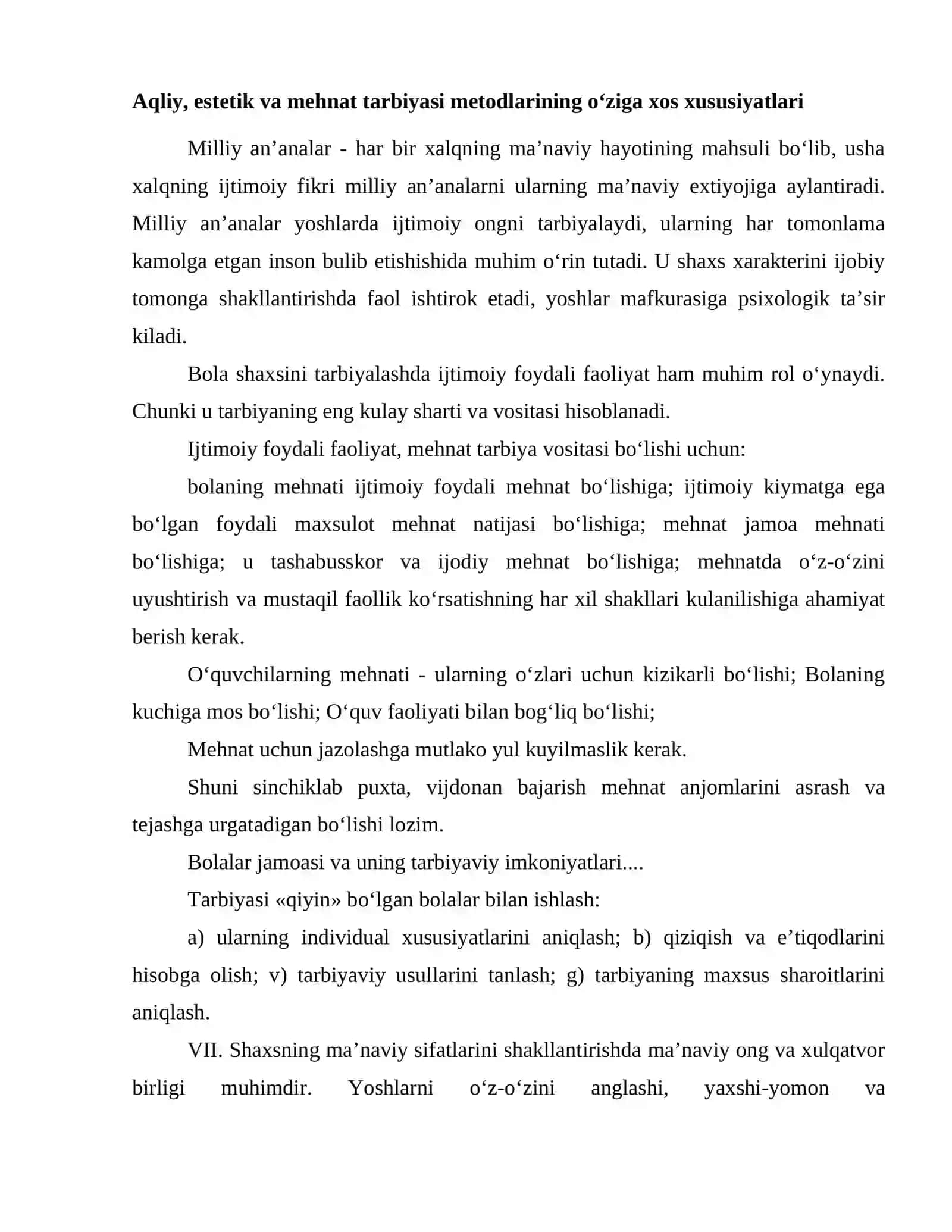Tarbiya psixologiyasi 2 4
