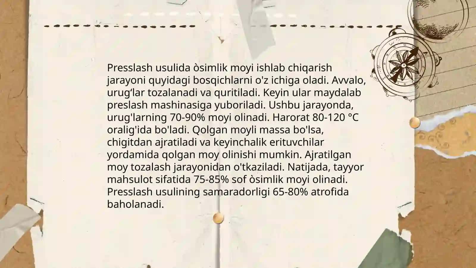Òsimlik moyi ishlab chiqarish 4