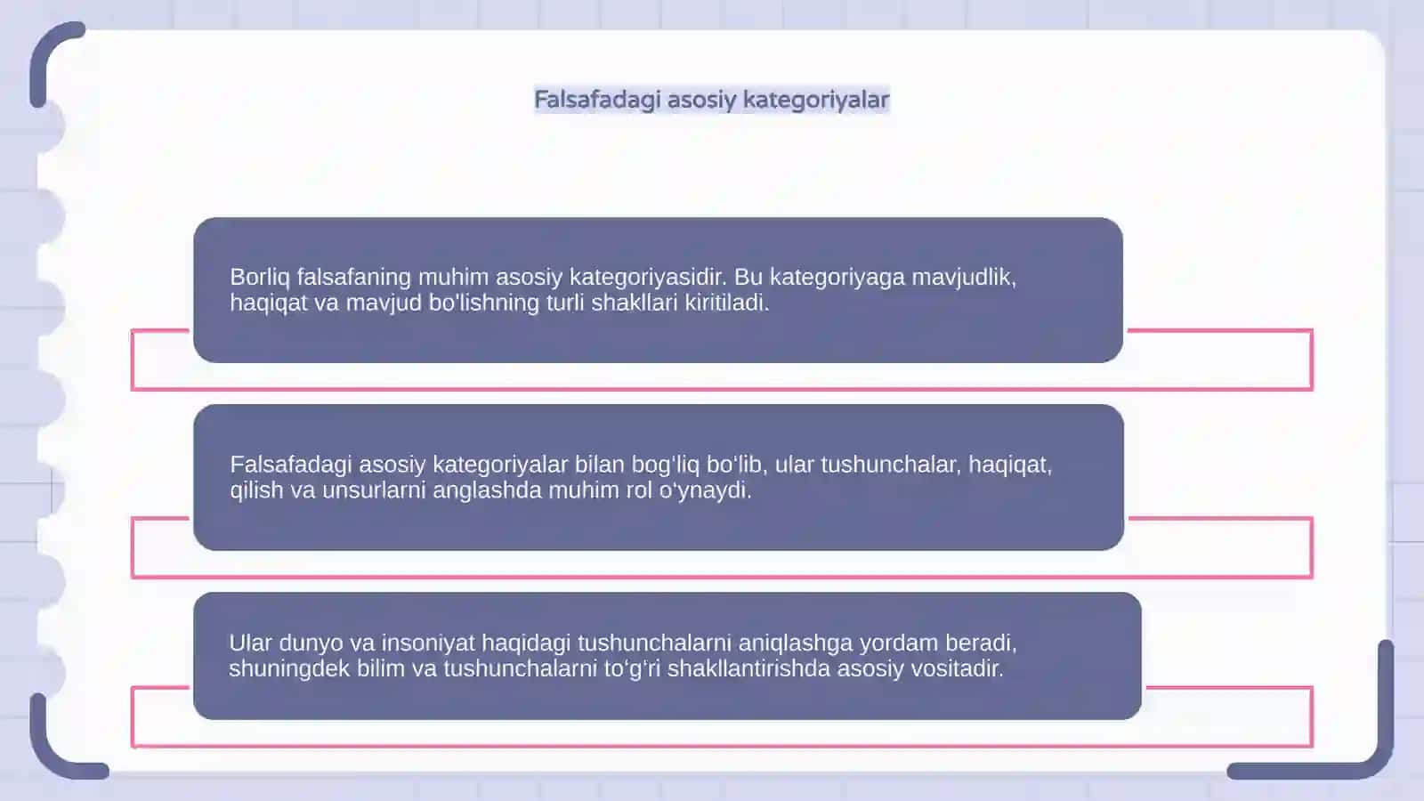 Borliq falsafaning fundamental katogoriyasi 4