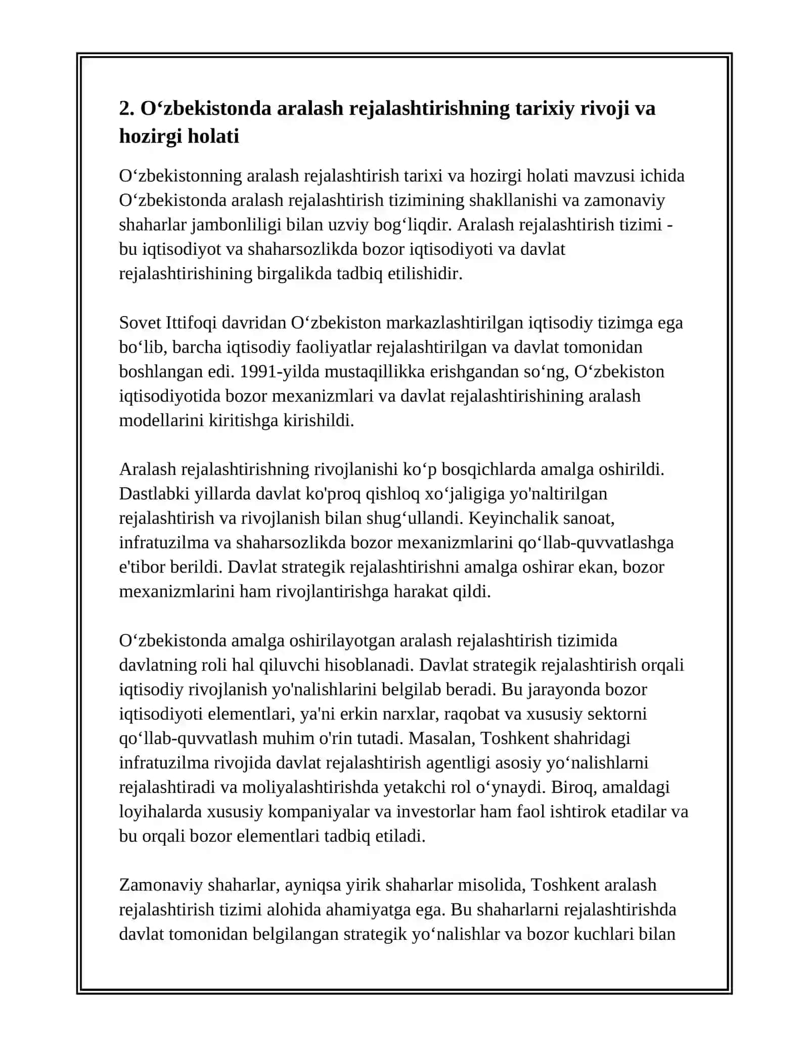 Aralash rejalashtirish tizimi 4
