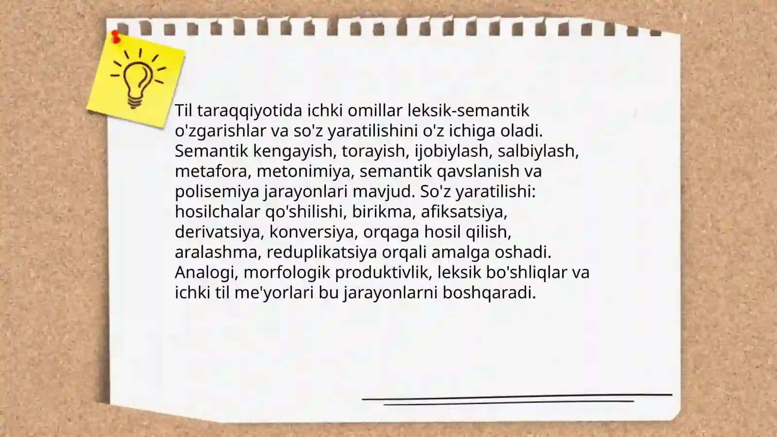 Til taraqqiyotida ichki omillar: fonetik va morfologik o'zgarishlar 4