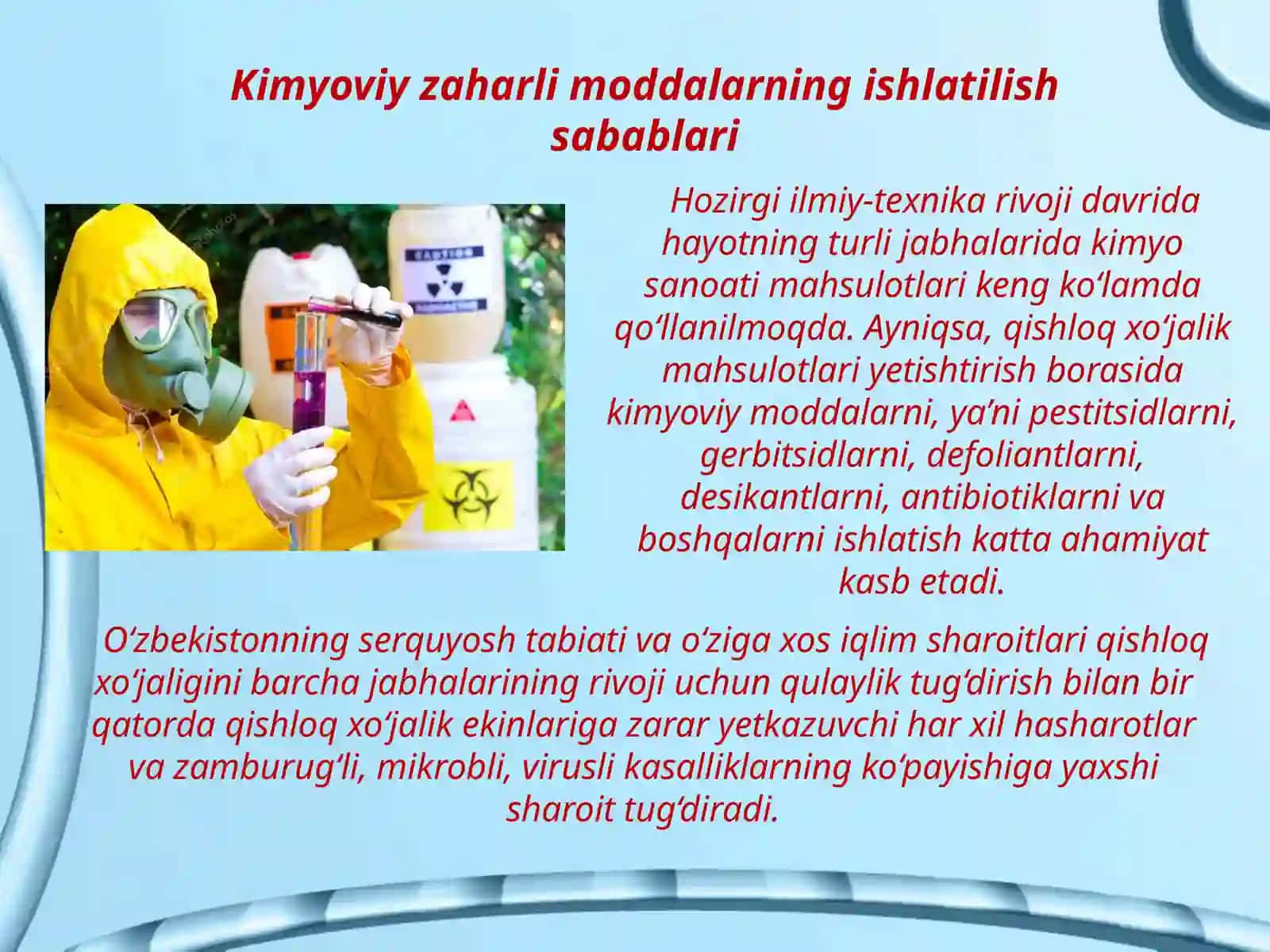 Zararli moddalar va ekologik adolat 4