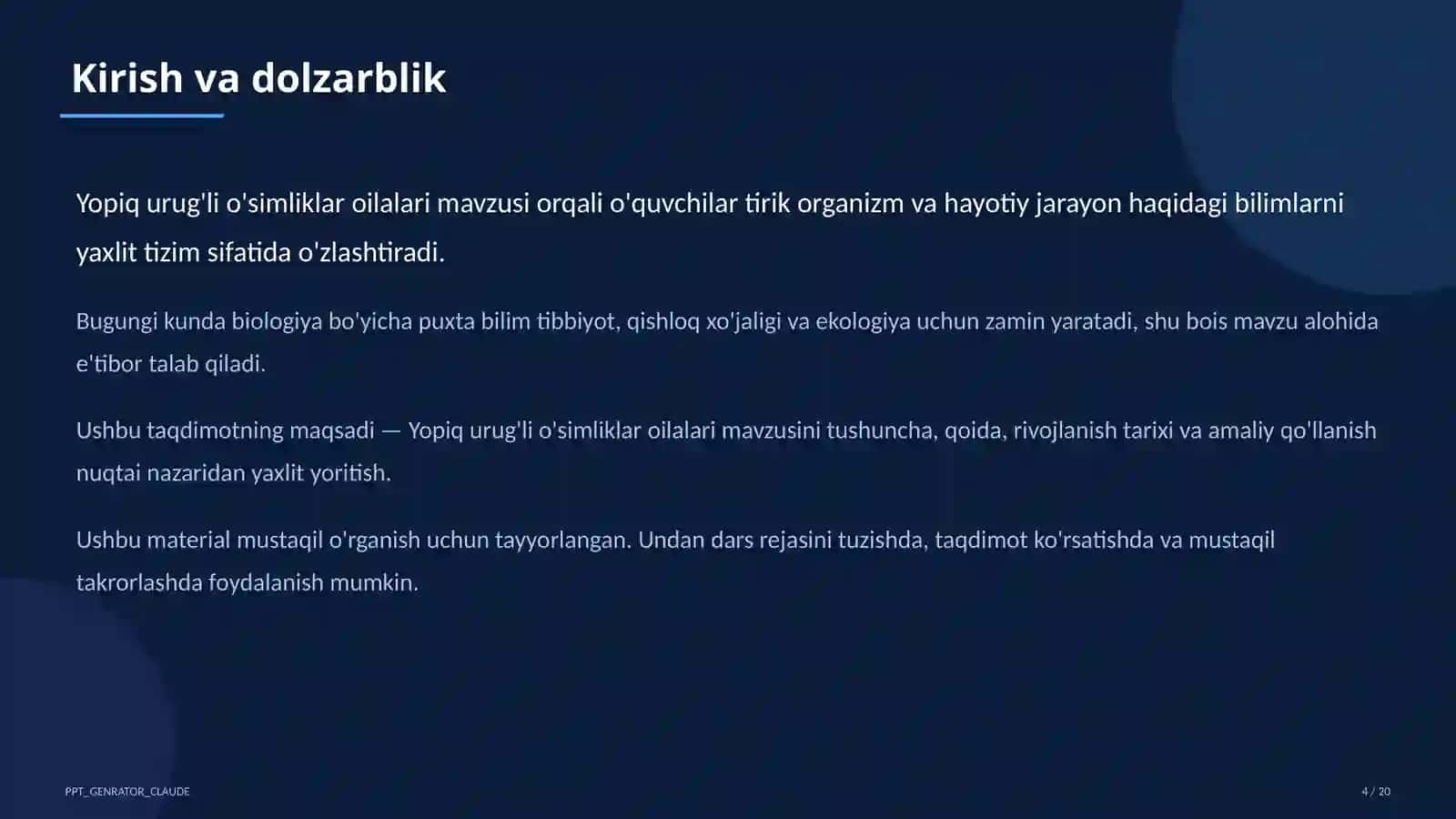 Yopiq urug'li o'simliklar oilalari (6-sinf) 4