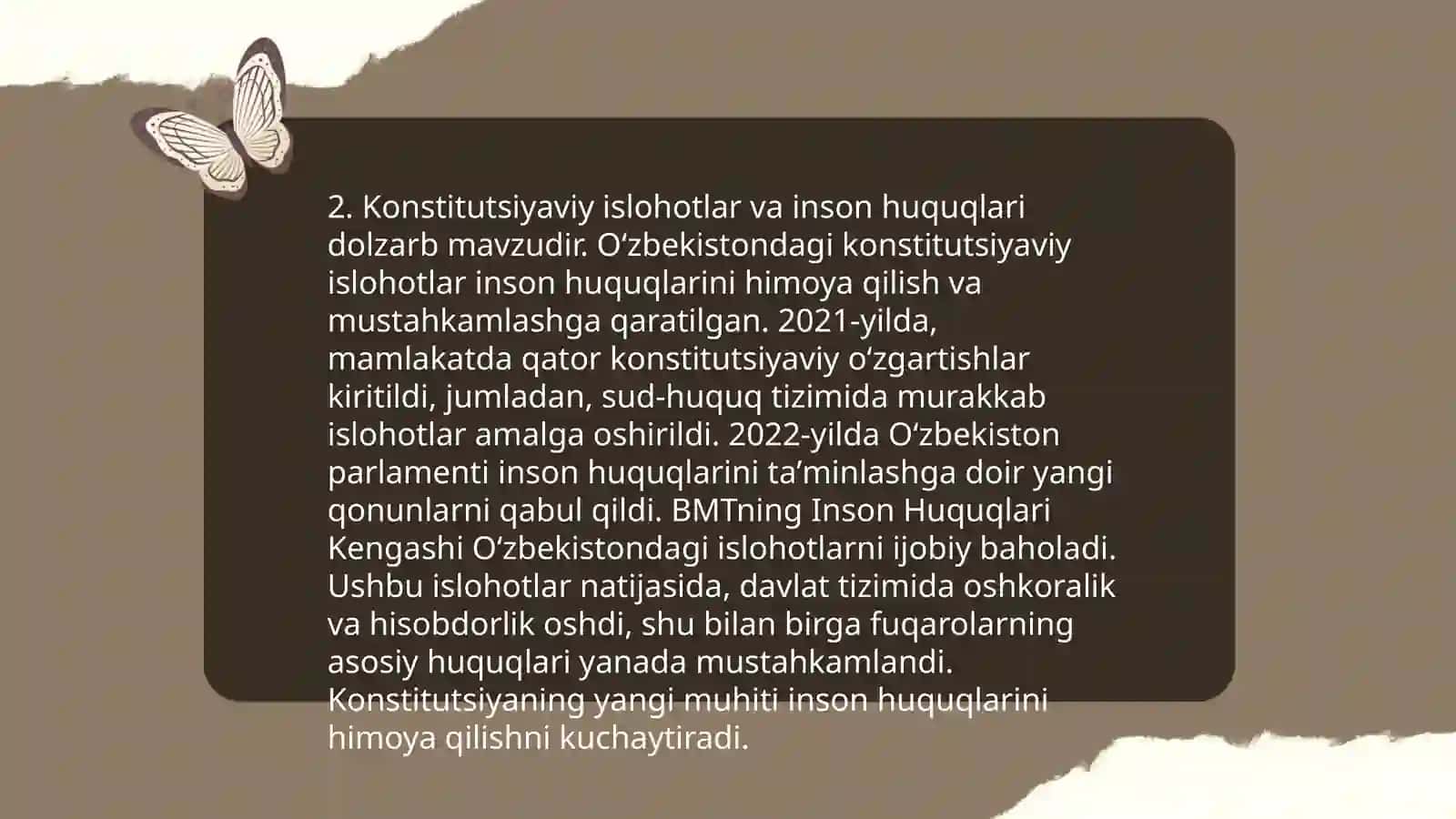 Yangi O‘zbekistonda inson haq-huquqlari va erkinliklari kafolatining yaratilishi 4