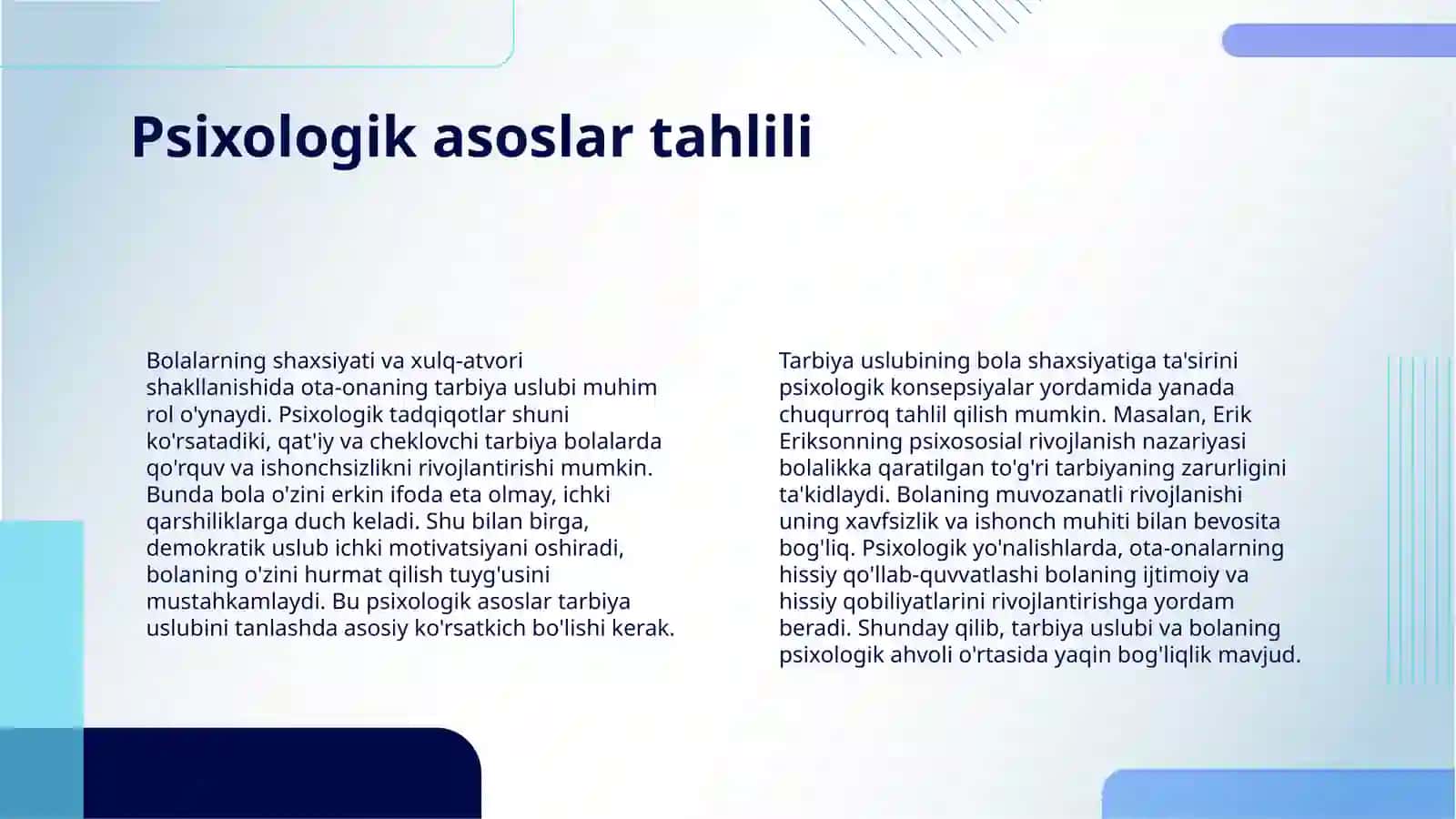 OILAVIY TARBIYA USLUBLARI VA ULARNING BOLANING QIYIN TABIATINI SHAKLLANTIRISHGA TA'SIRI 4