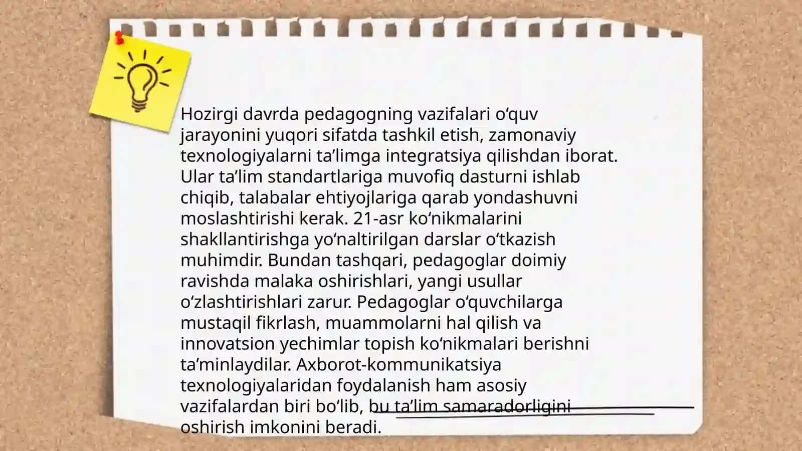 Hozirgi davr pedagog - tarbiyachining kasbiy kompetensiyasi 4