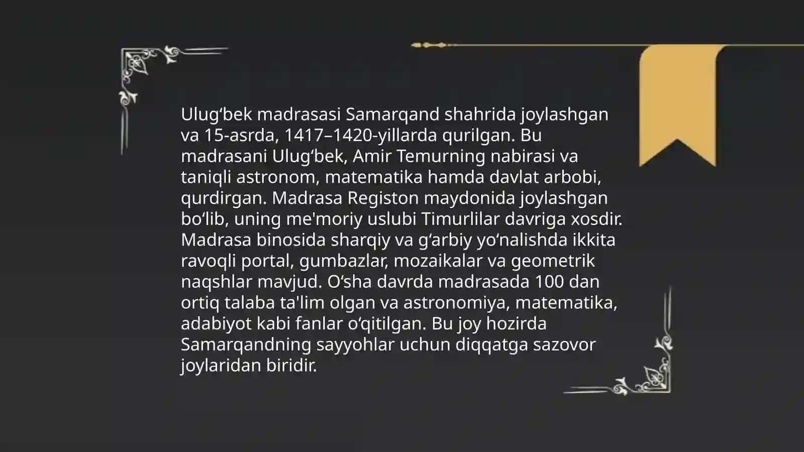 Registon maydoni Samarqand maydani 4