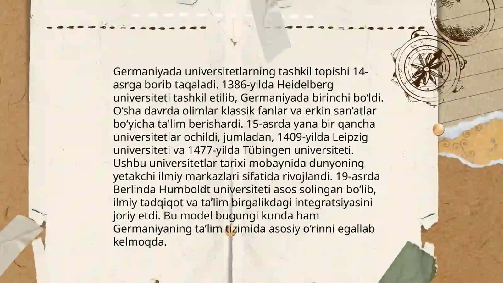 Germaniya ta’limotlar tarixi 4