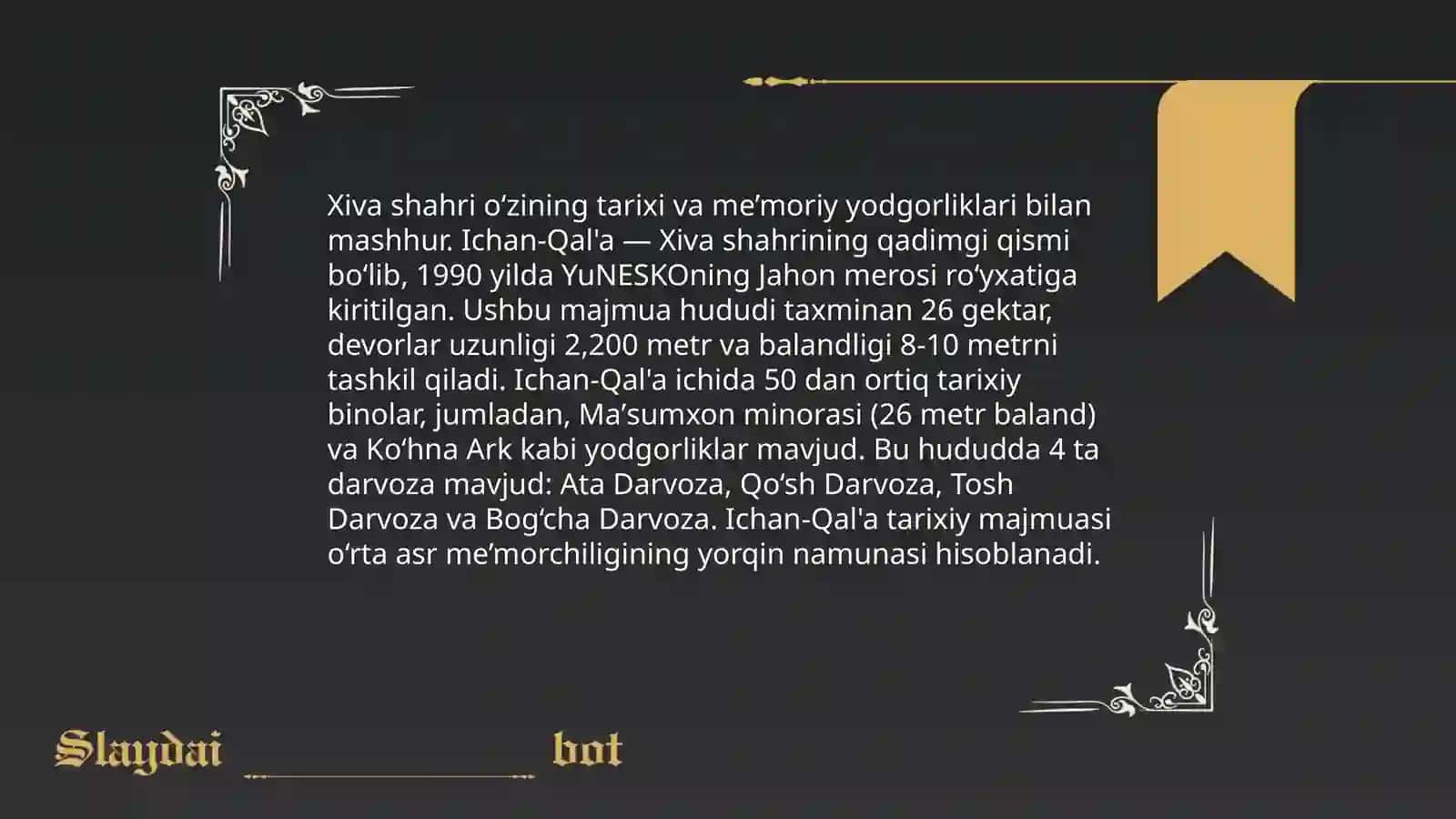 Òzbekistonning janubiy turistik mintaqasi 4