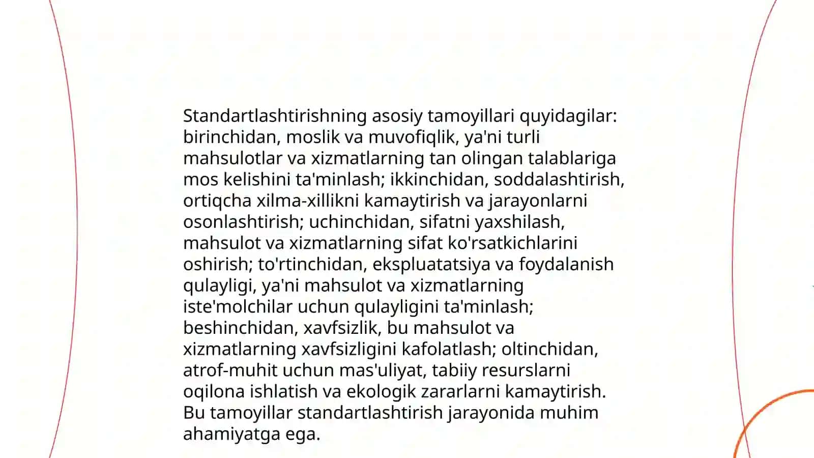 Standartlashtirish usullari 4