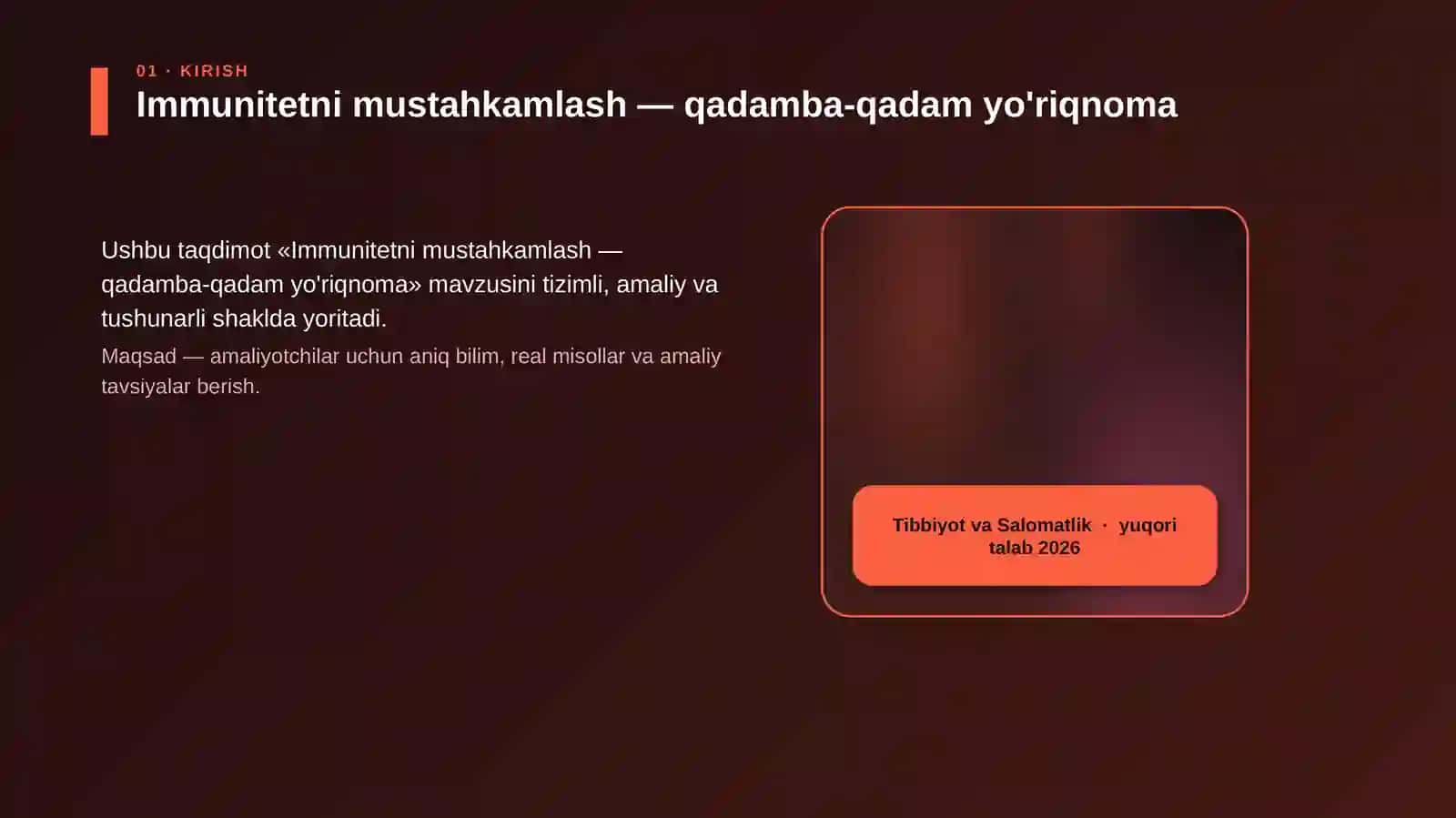 Immunitetni mustahkamlash — qadamba-qadam yo'riqnoma 4
