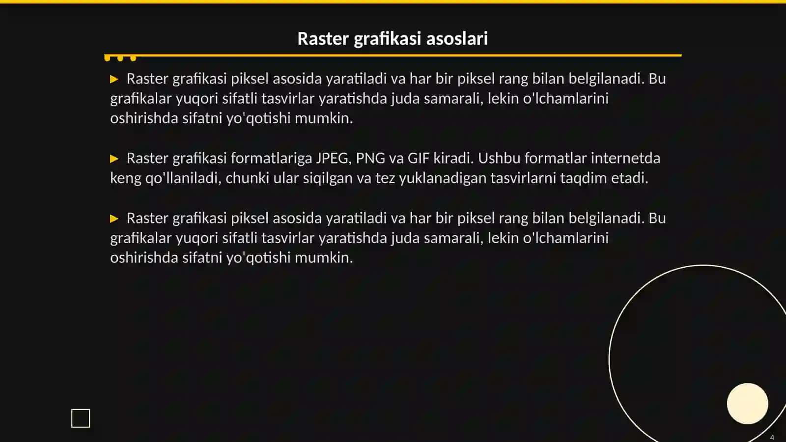 Kompyuter grafikasi va uning turlari 4