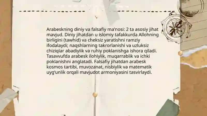 Islom sanʼatida arabesk va geometrik naqshlar 4
