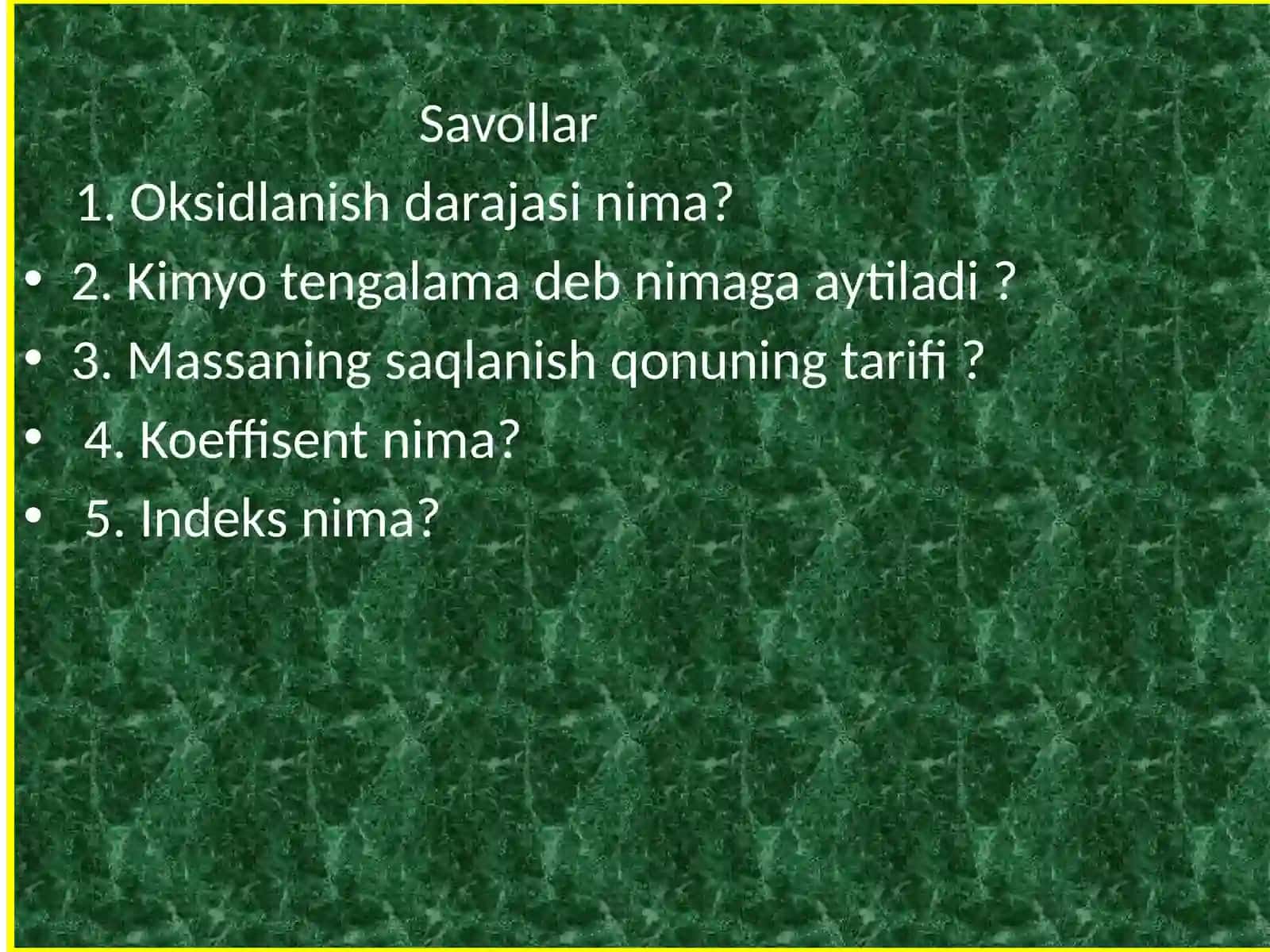 Darsrejasi ishlanmasi 4
