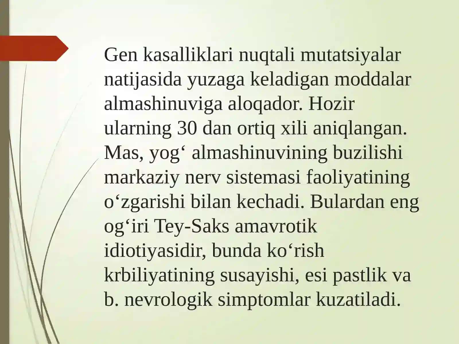 Genetik xastaliklarning molekulyar diagnostika asoslari 4
