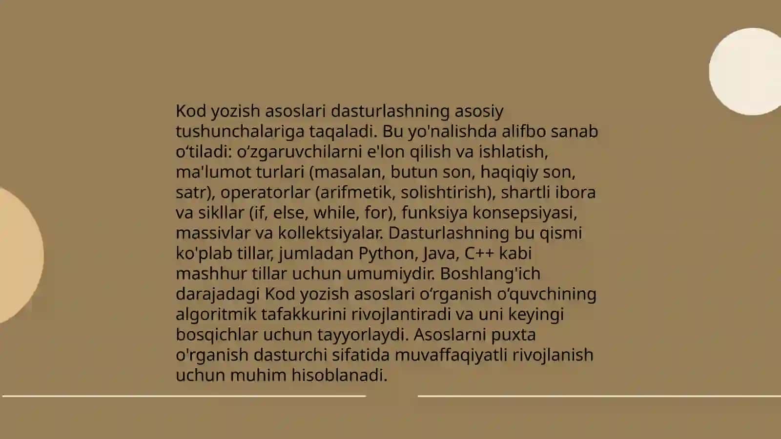 Kodlar haqida 4