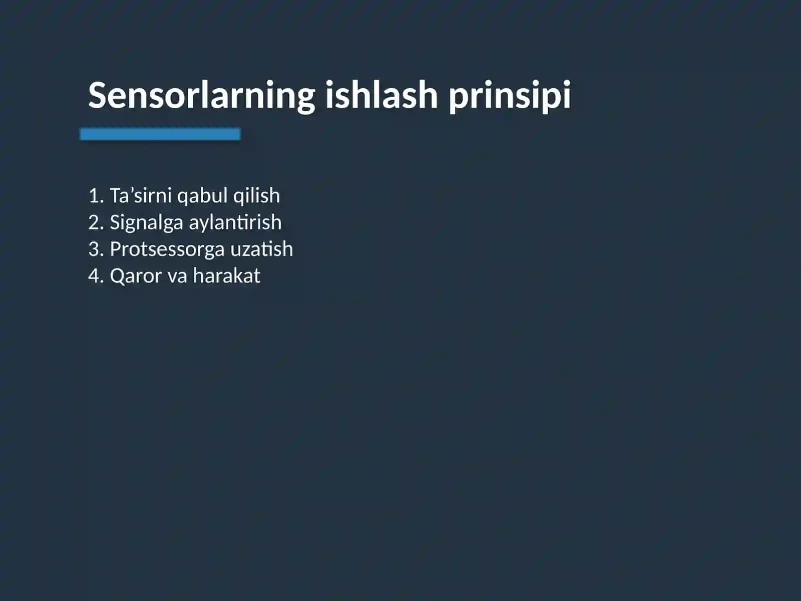 Sensorlar va ularning robotlardagi ahamiyati 4